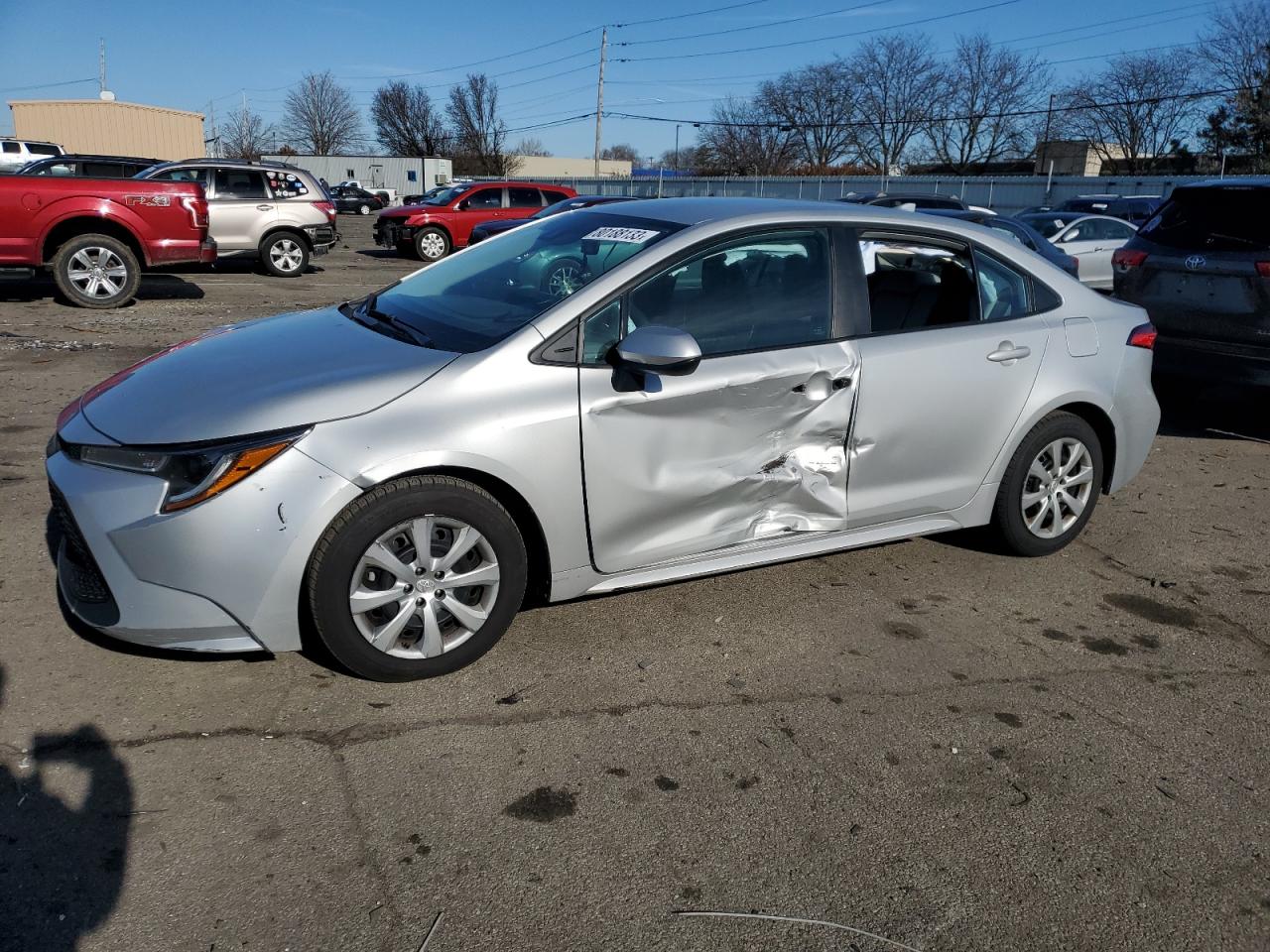Image 1 of 2020 TOYOTA COROLLA LE 2020 with VIN 5YFEPRAE7LP068516
