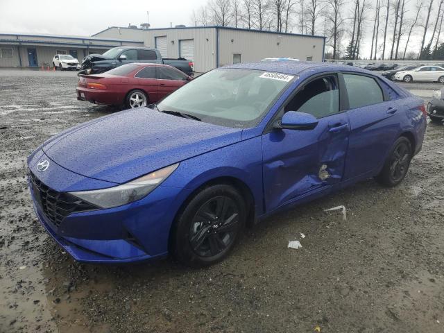 Image 1 of 2023 HYUNDAI ELANTRA BLUE 2023 with VIN KMHLM4AJ4PU084922