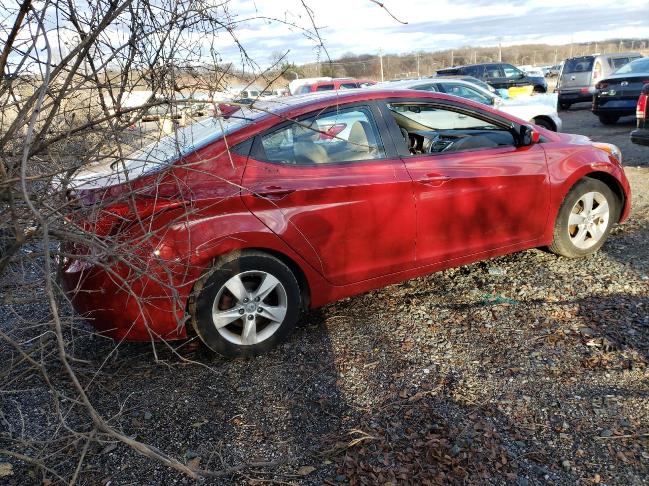 Image 3 of 2012 HYUNDAI ELANTRA GLS 2012 with VIN KMHDH4AE2CU311661
