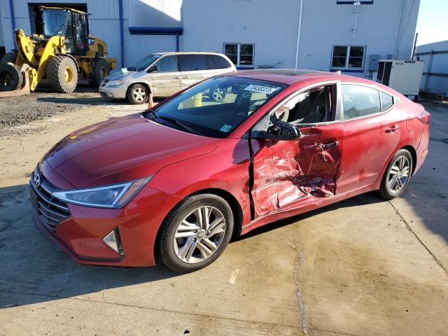 Image 1 of 2019 HYUNDAI ELANTRA SEL 2019 with VIN KMHD84LF6KU815781