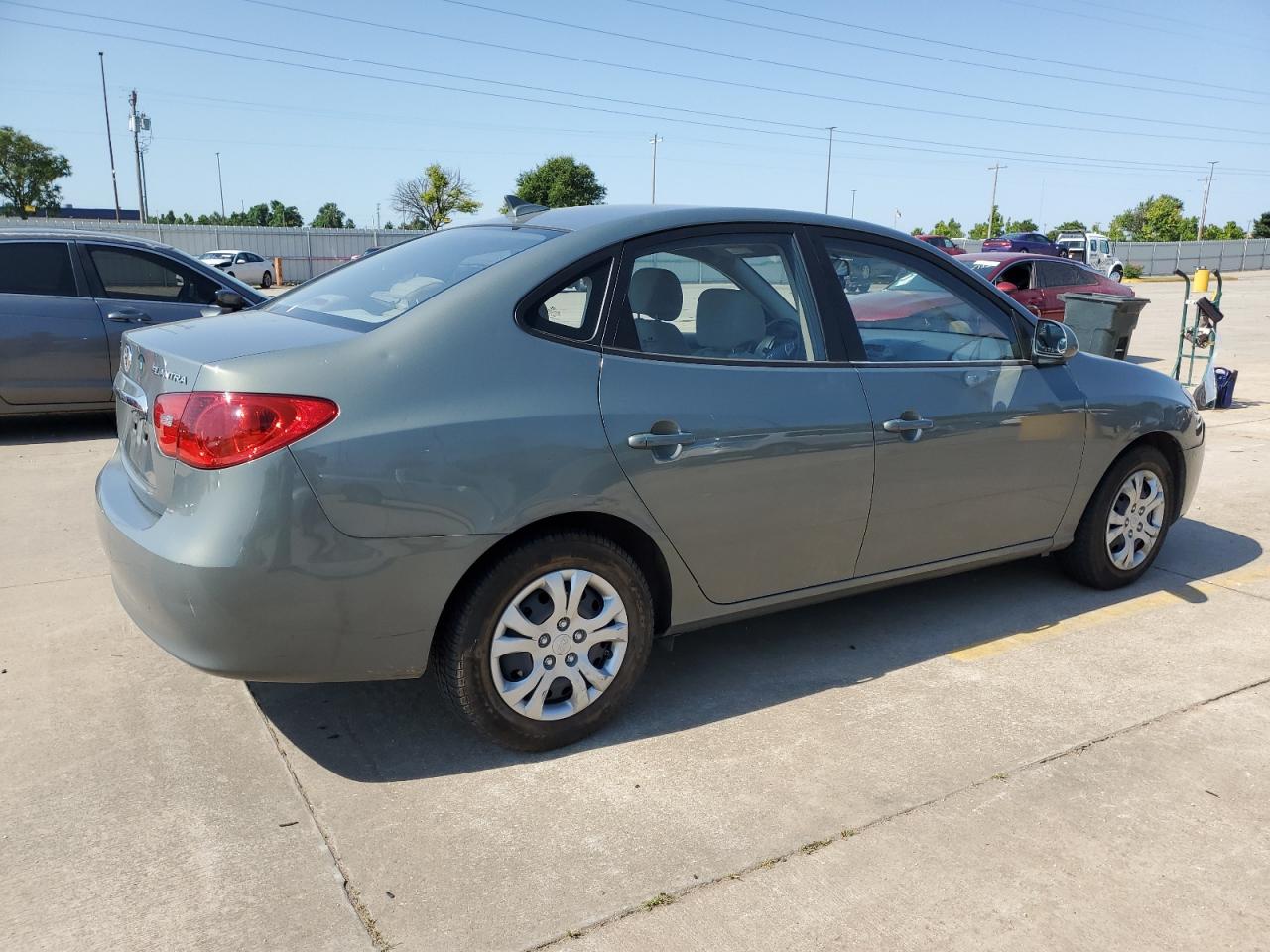 Image 3 of 2010 HYUNDAI ELANTRA BLUE 2010 with VIN KMHDU4AD3AU878932