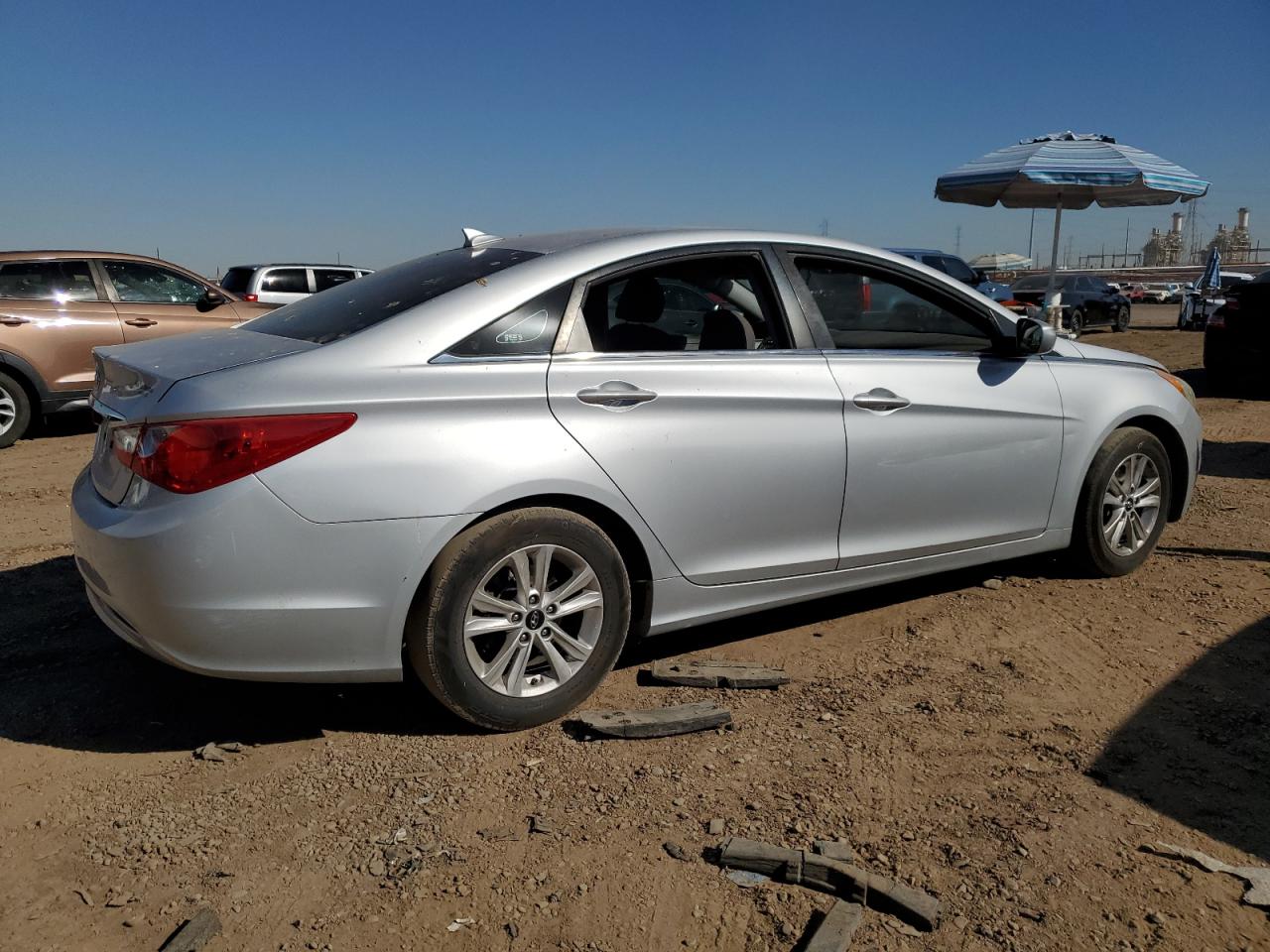 Image 3 of 2013 HYUNDAI SONATA GLS 2013 with VIN 5NPEB4AC2DH534657