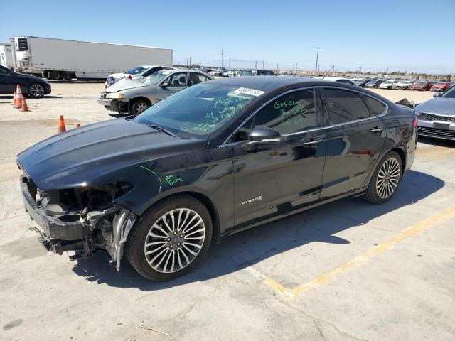 Image 1 of 2018 FORD FUSION TITANIUM/PLATINUM HEV 2018 with VIN 3FA6P0RUXJR110640