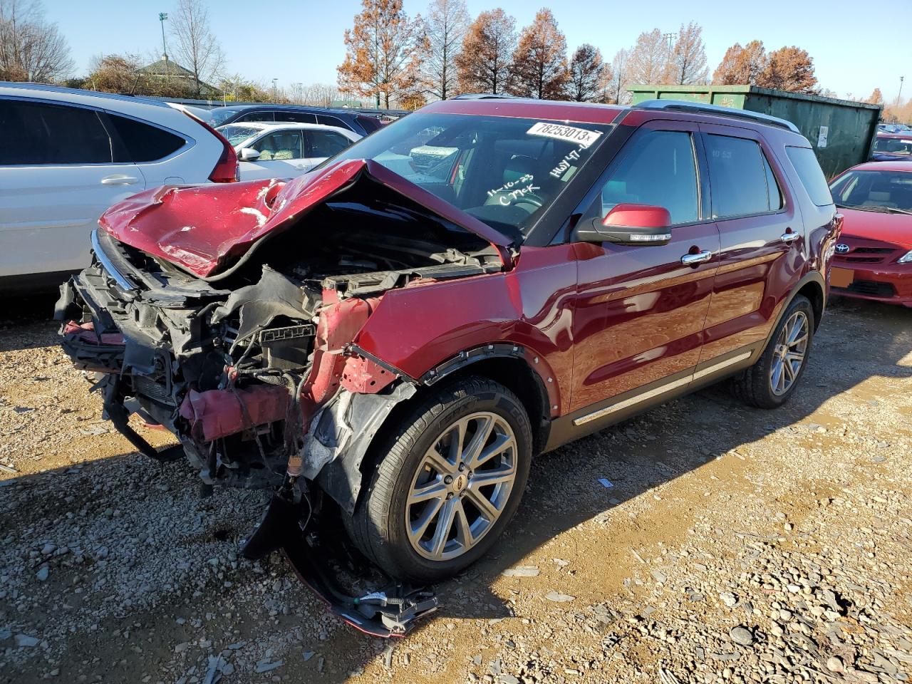 Obraz 1 z 2017 FORD EXPLORER LIMITED 2017 z VIN 1FM5K8F82HGD16834