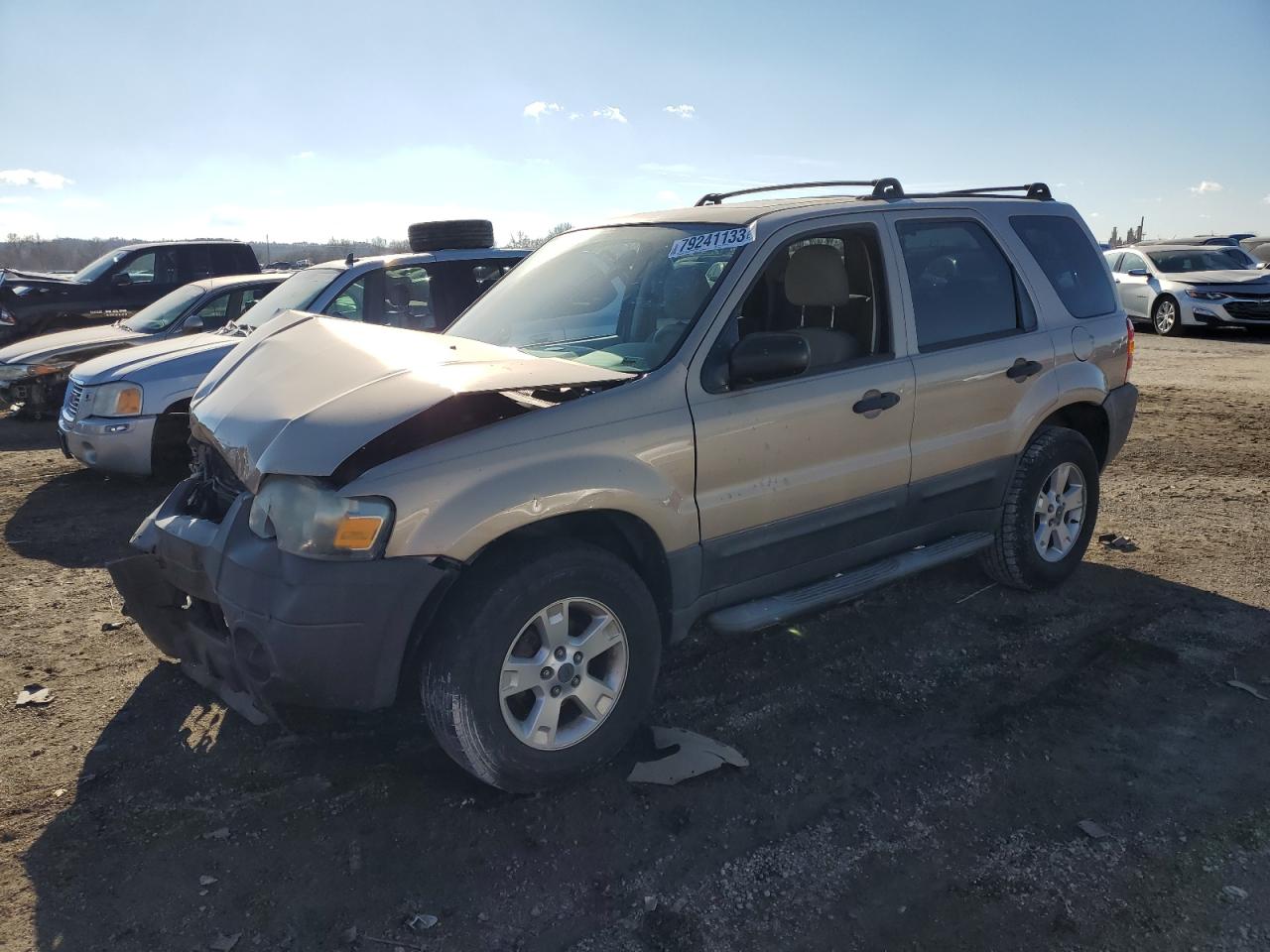 Image 1 of 2007 FORD ESCAPE XLT 2007 with VIN 1FMYU03Z37KB95930