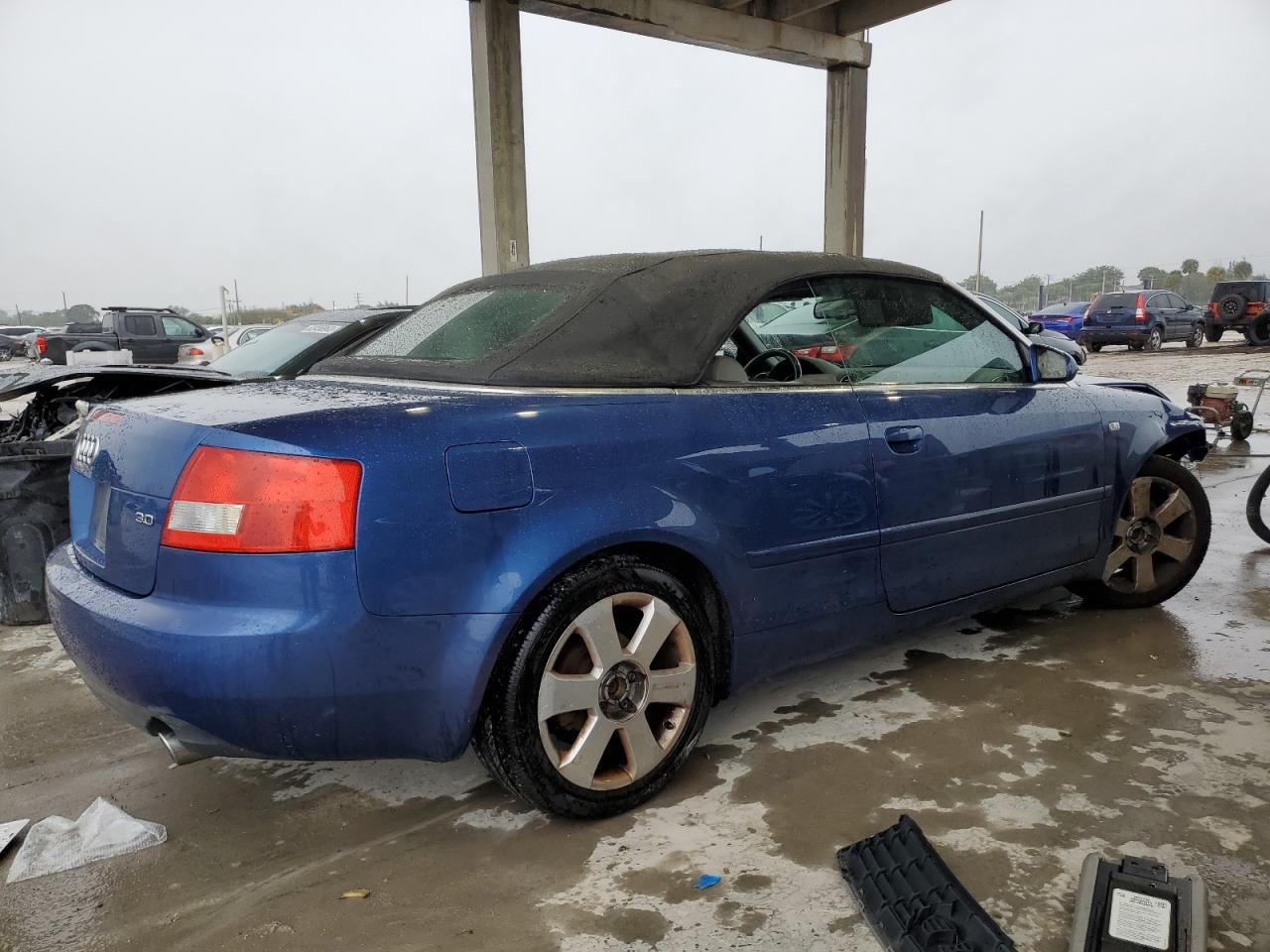 Image 3 of 2005 AUDI A4 QUATTRO CABRIOLET 2005 with VIN WAUDT48H55K011661