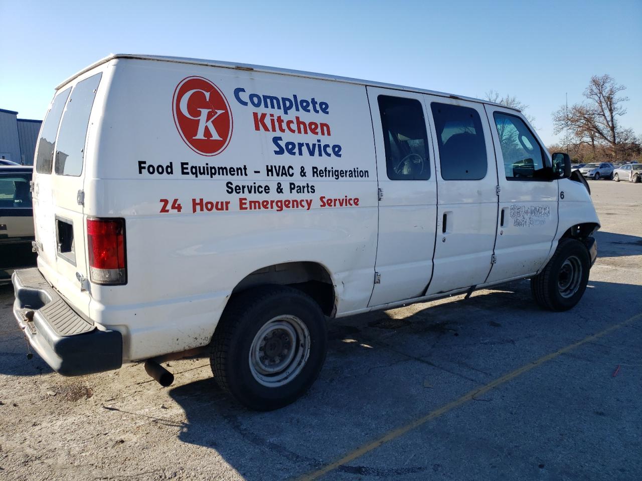 Obraz 3 z 2008 FORD ECONOLINE E250 VAN 2008 z VIN 1FTNE24L58DA55958