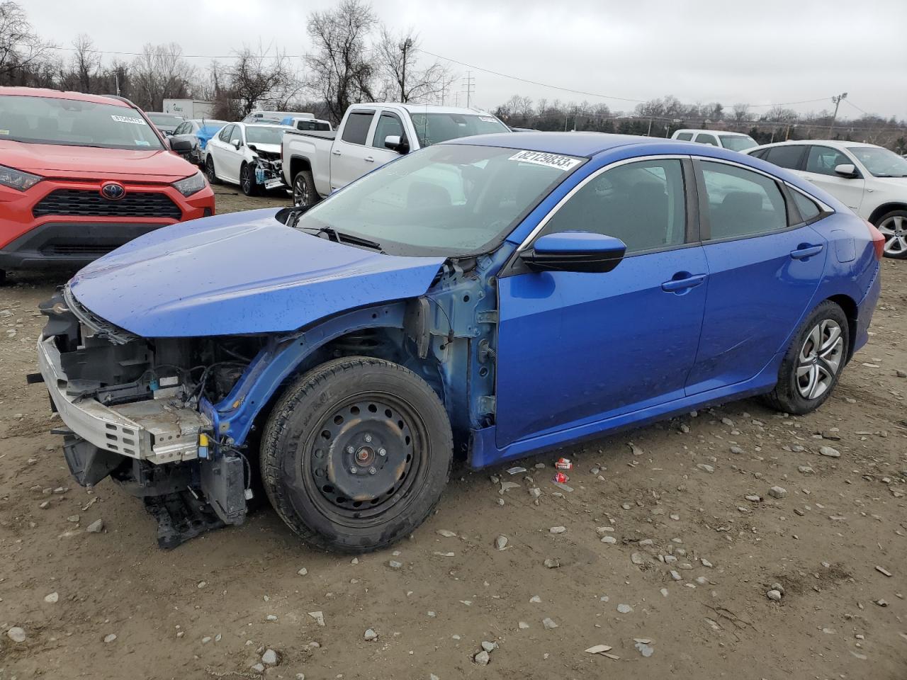 Изображение 1 2017 HONDA CIVIC LX 2017 с VIN 2HGFC2F66HH506921