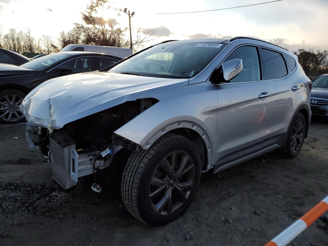 Image 1 of 2017 HYUNDAI SANTA FE SPORT  2017 with VIN 5XYZWDLA8HG453967