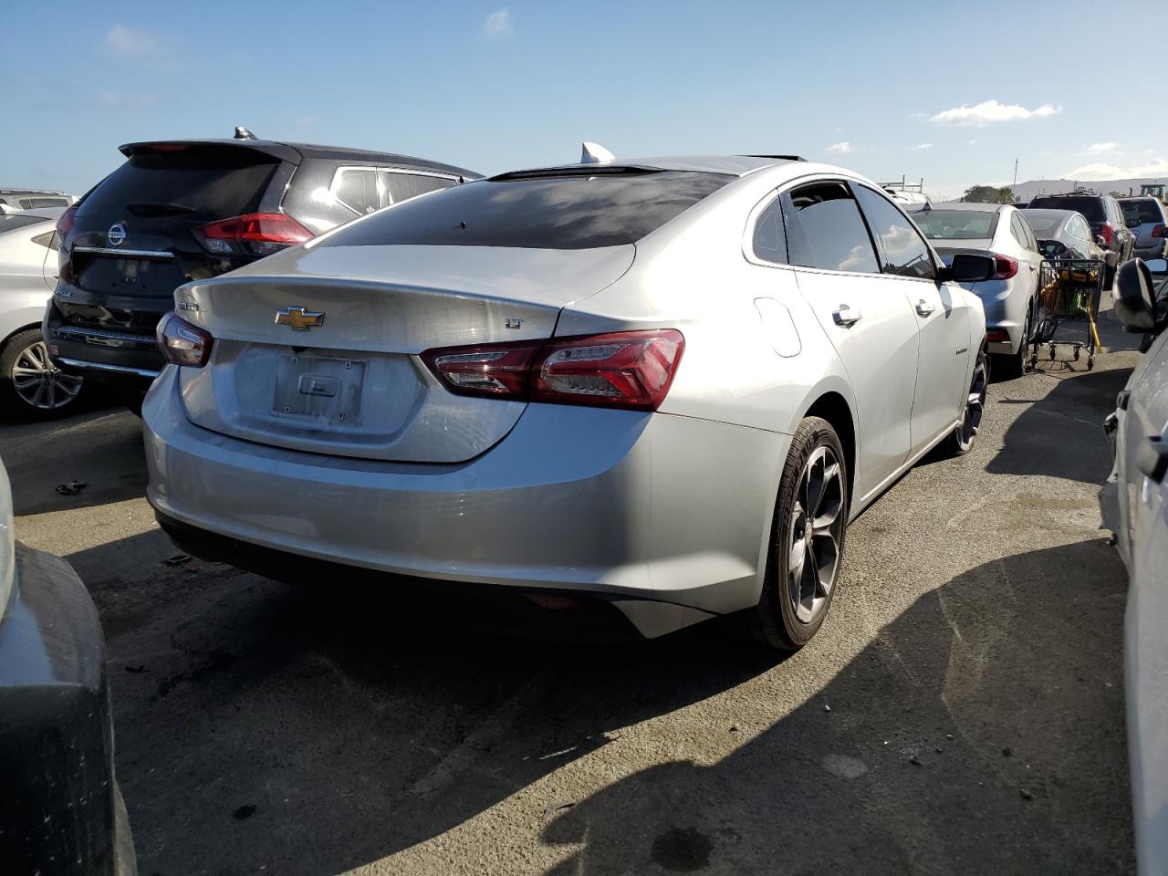 Image 3 of 2021 CHEVROLET MALIBU LT 2021 with VIN 1G1ZD5ST0MF062557