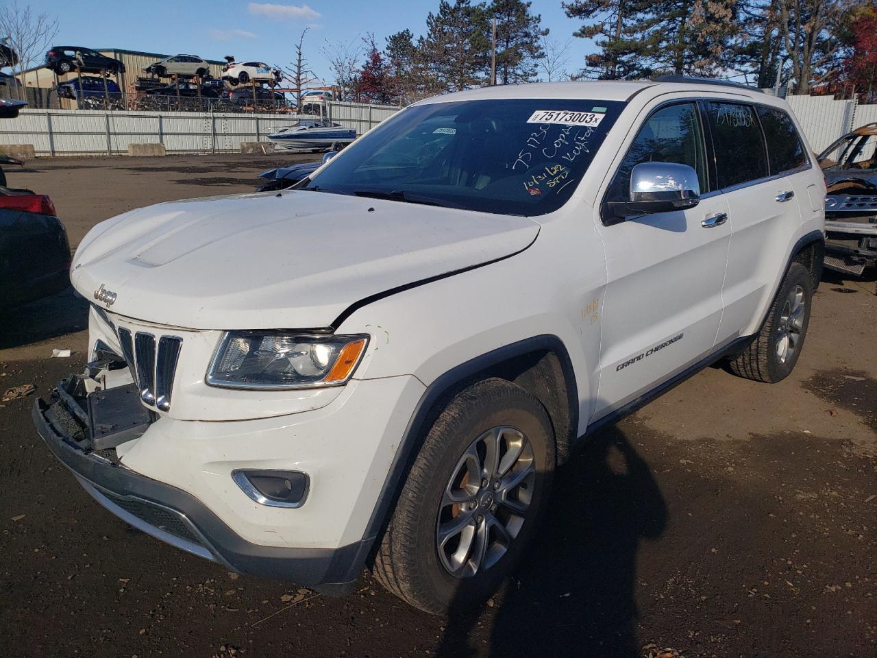 Image 1 of 2015 JEEP GRAND CHEROKEE LIMITED 2015 with VIN 1C4RJFBG1FC956239