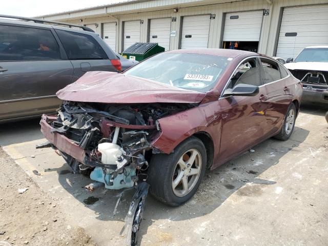 Image 1 of 2016 CHEVROLET MALIBU LS 2016 with VIN 1G1ZB5ST3GF278624