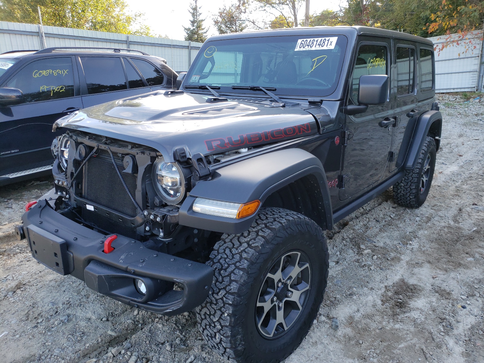 Image 2 of 2020 JEEP WRANGLER UNLIMITED RUBICON 2020 with VIN 1C4HJXFN0LW126128