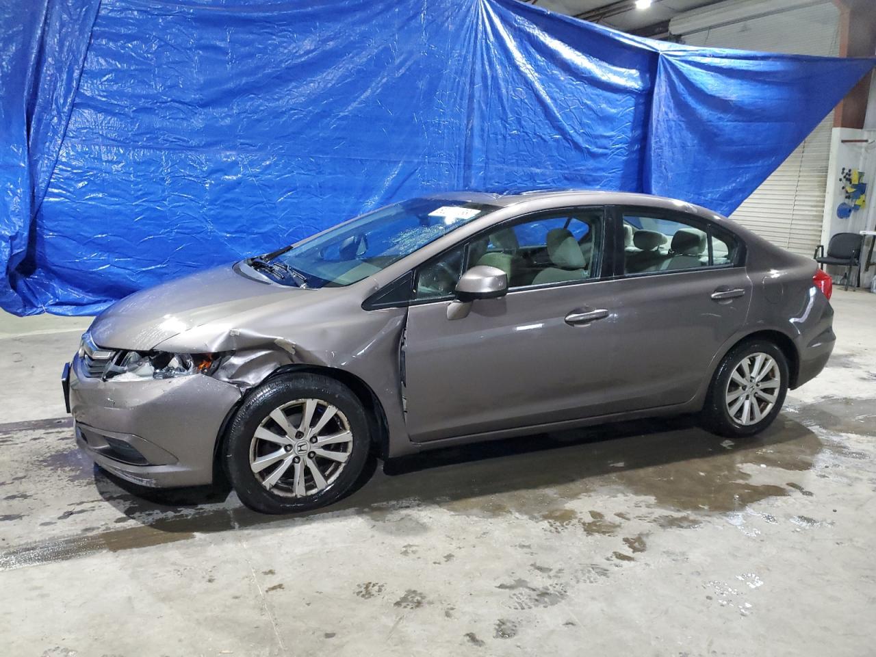 Image 1 of 2012 HONDA CIVIC EX 2012 with VIN 2HGFB2F80CH517331