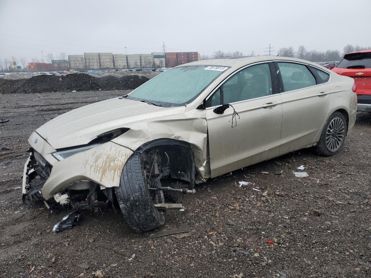 Image 1 of 2017 FORD FUSION TITANIUM 2017 with VIN 3FA6P0K96HR131646