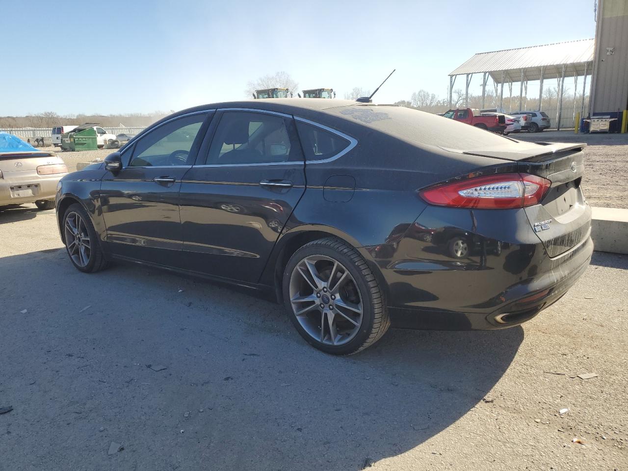 Image 2 of 2014 FORD FUSION TITANIUM 2014 with VIN 3FA6P0D97ER364976