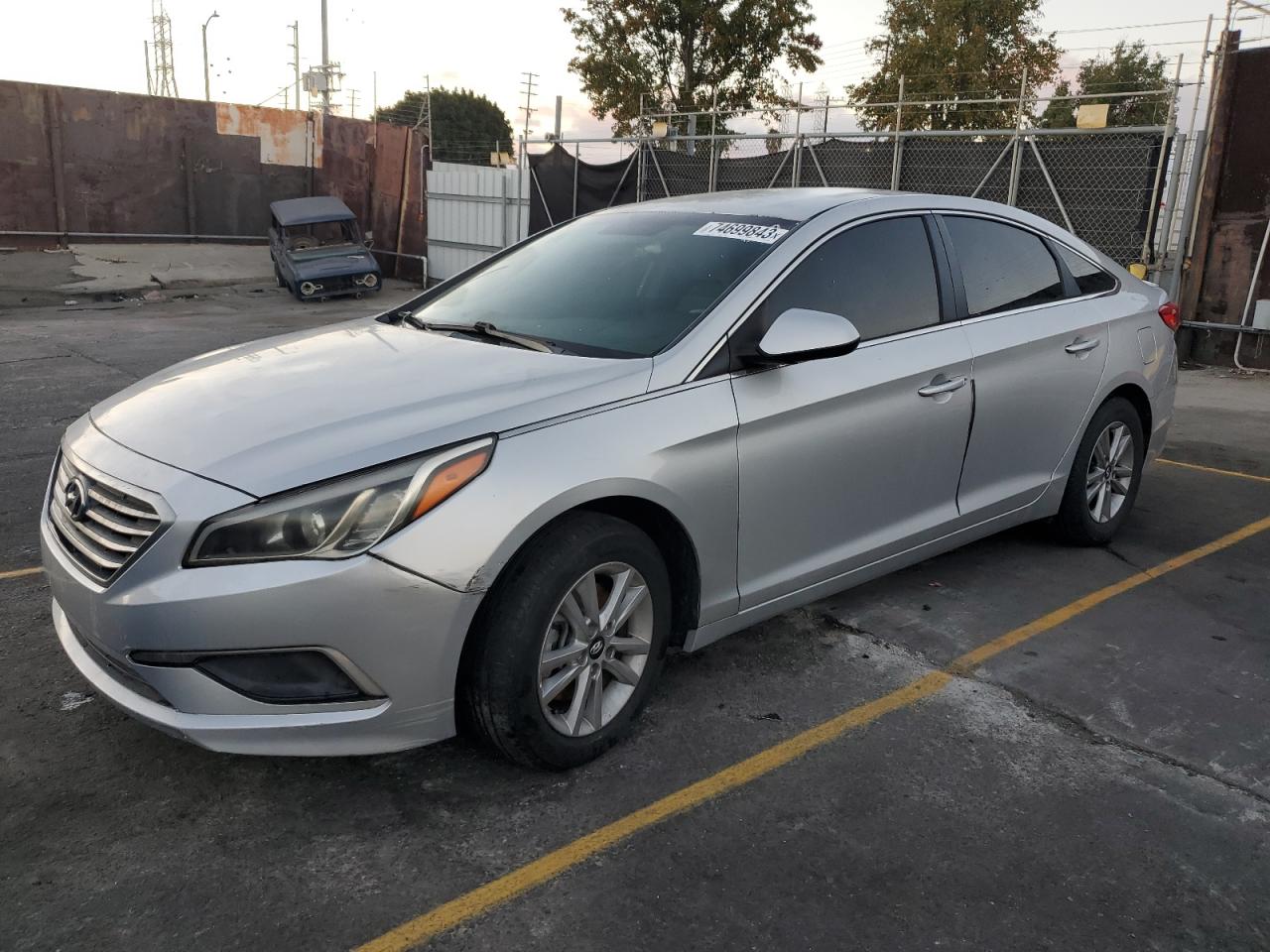 Image 1 of 2016 HYUNDAI SONATA SE 2016 with VIN 5NPE24AF6GH373423