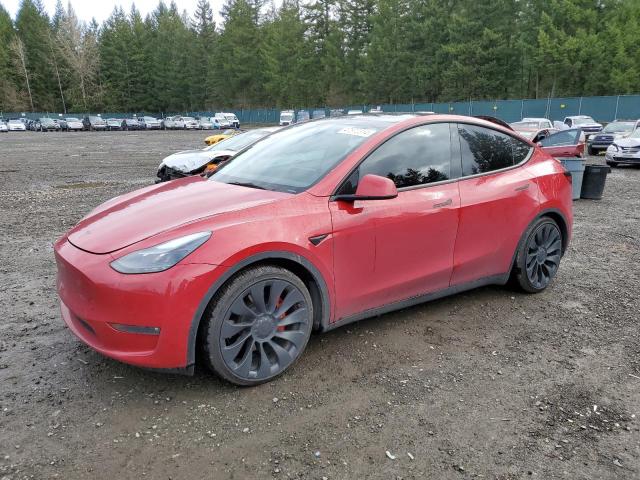 Image 1 of 2022 TESLA MODEL Y  2022 with VIN 7SAYGDEF6NF542413