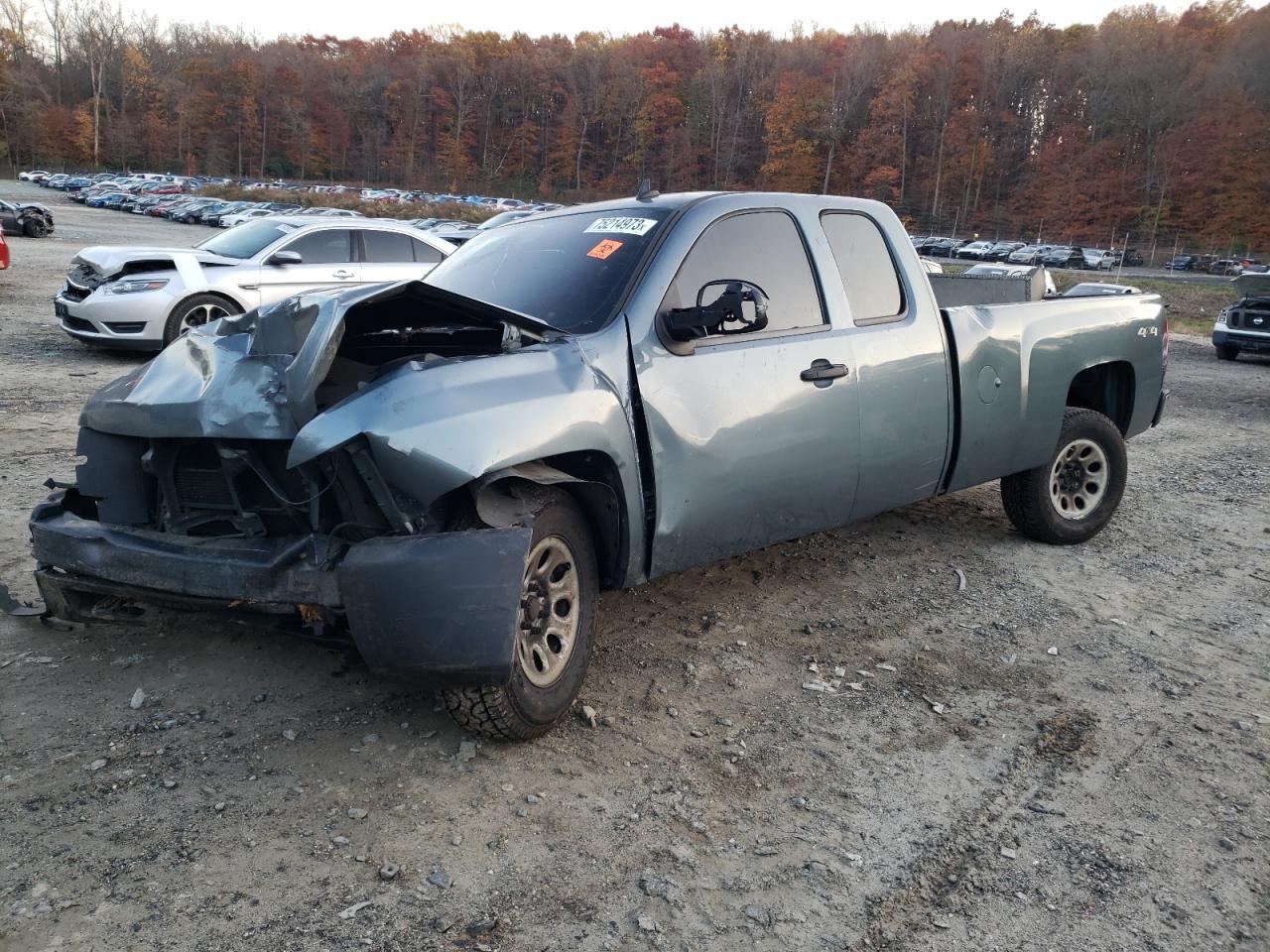 Image 1 of 2008 CHEVROLET SILVERADO K1500 2008 with VIN 1GCEK19J28E130362
