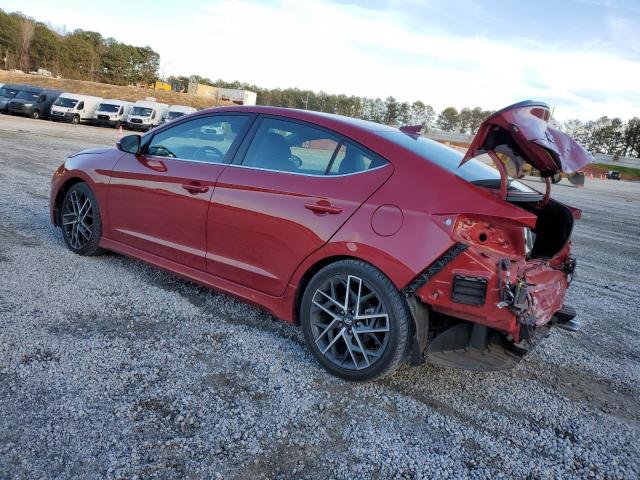 Image 2 of 2019 HYUNDAI ELANTRA SPORT 2019 with VIN KMHD04LB9KU833454