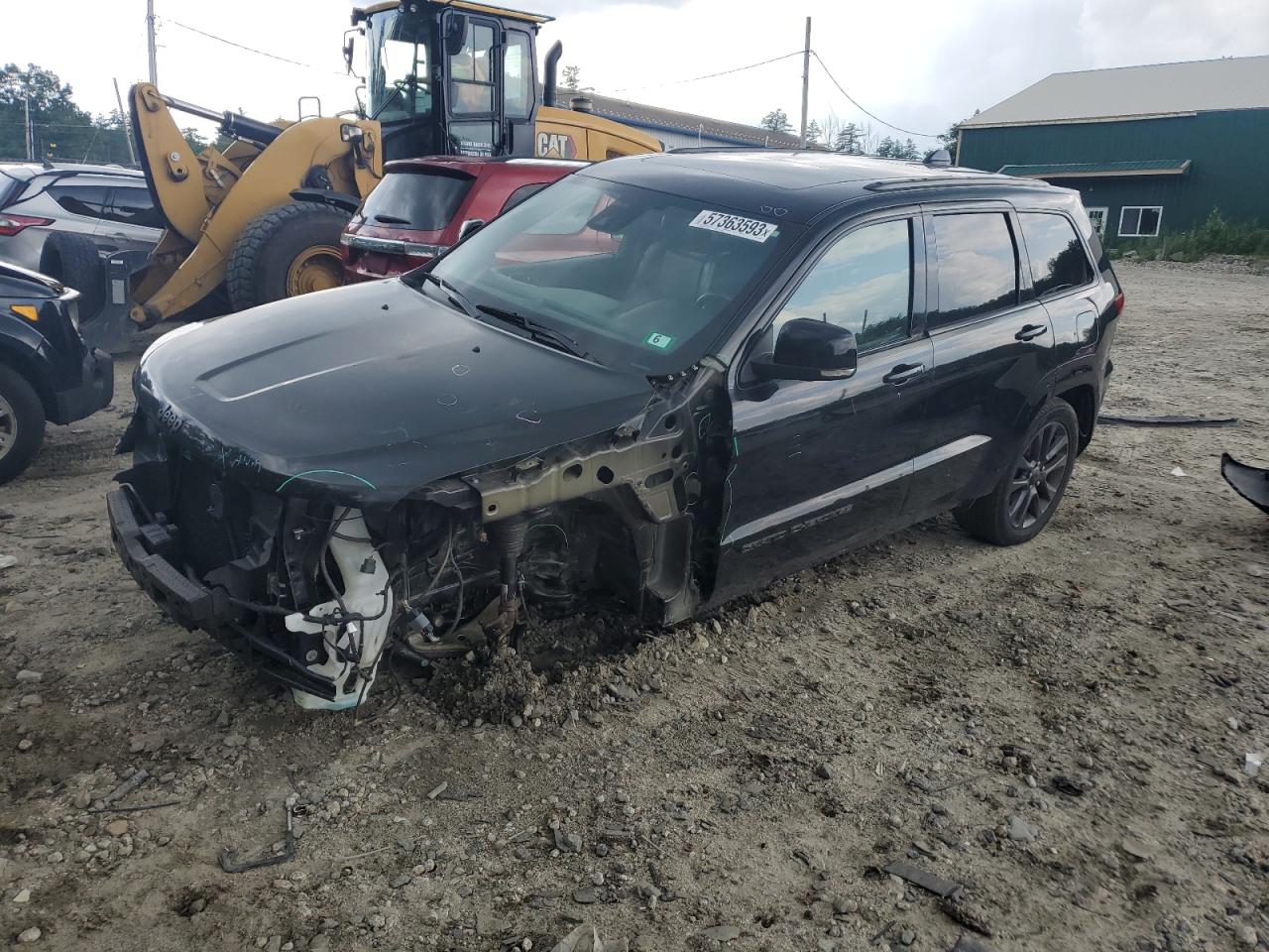 Image 1 of 2018 JEEP GRAND CHEROKEE OVERLAND 2018 with VIN 1C4RJFCG0JC284665