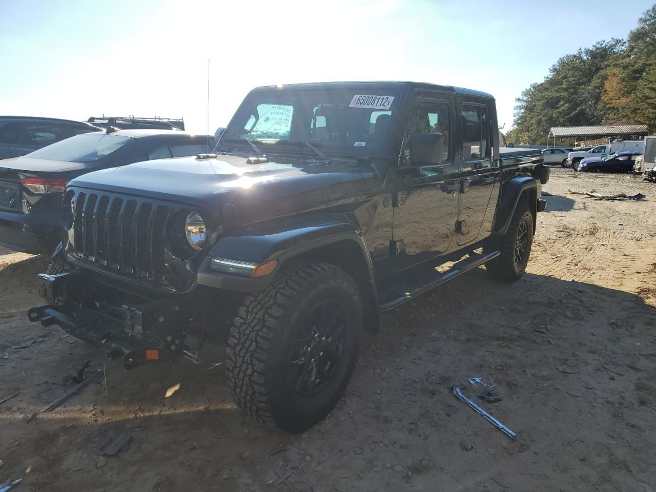 Image 2 of 2021 JEEP GLADIATOR SPORT 2021 with VIN 1C6HJTAG2ML619644