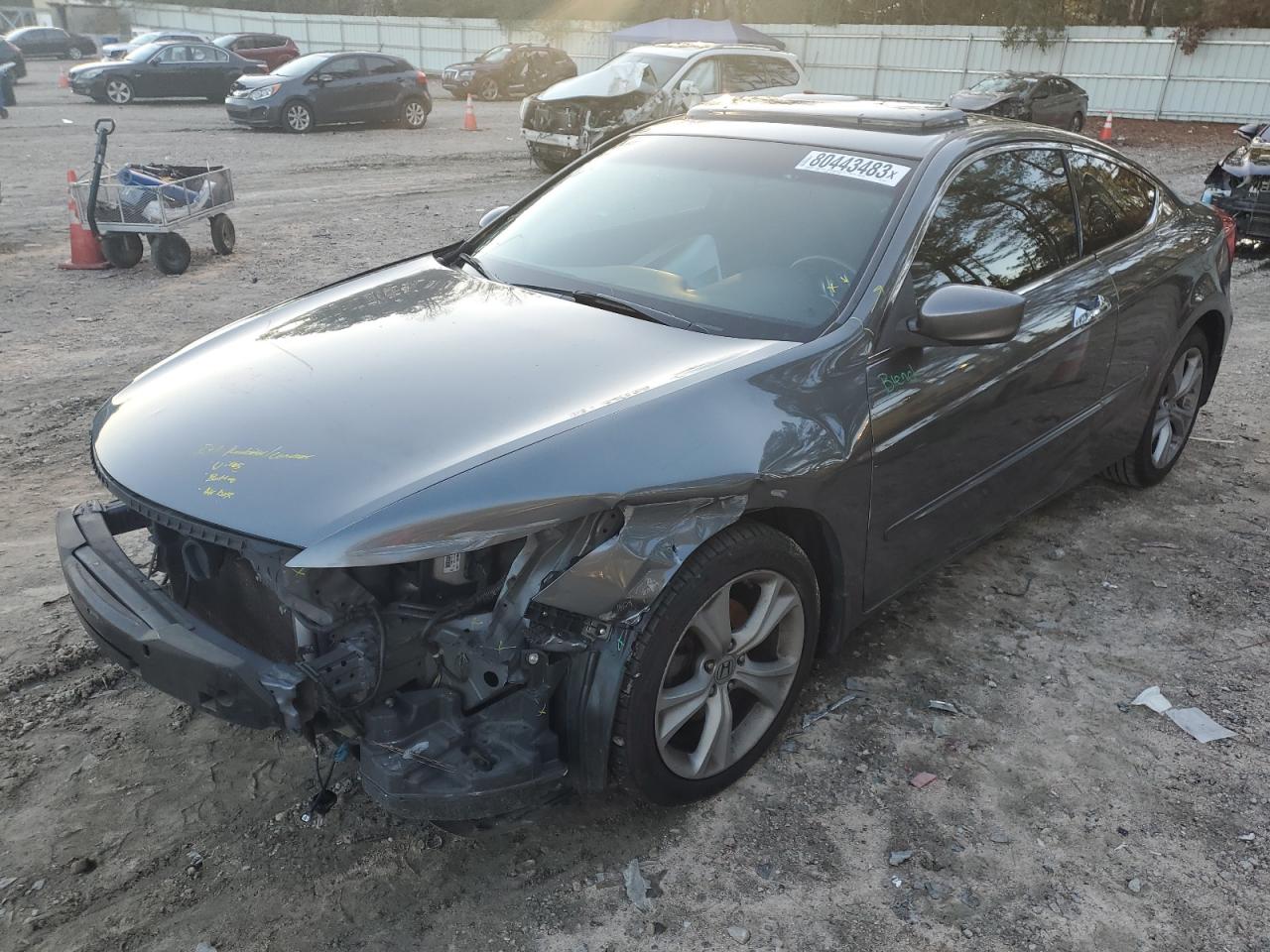 Image 1 of 2011 HONDA ACCORD EXL 2011 with VIN 1HGCS2B80BA002917