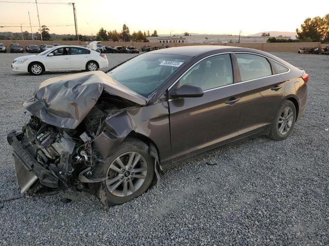 Image 1 of 2017 HYUNDAI SONATA SE 2017 with VIN 5NPE24AF3HH468314