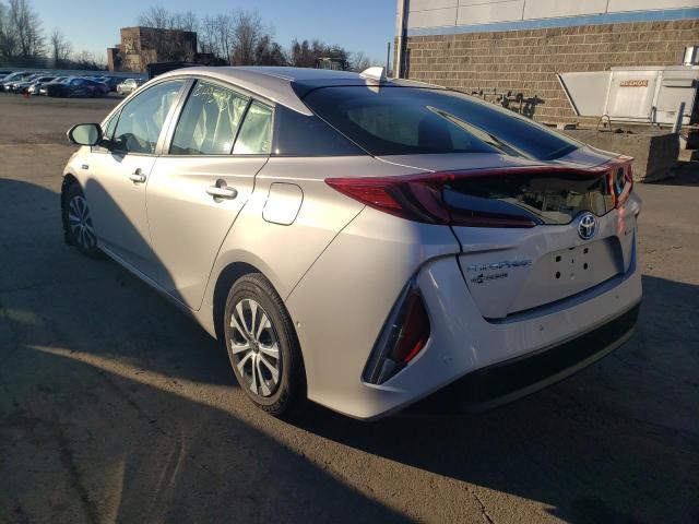 Image 2 of 2021 TOYOTA PRIUS PRIME LE 2021 with VIN JTDKAMFP5M3175303