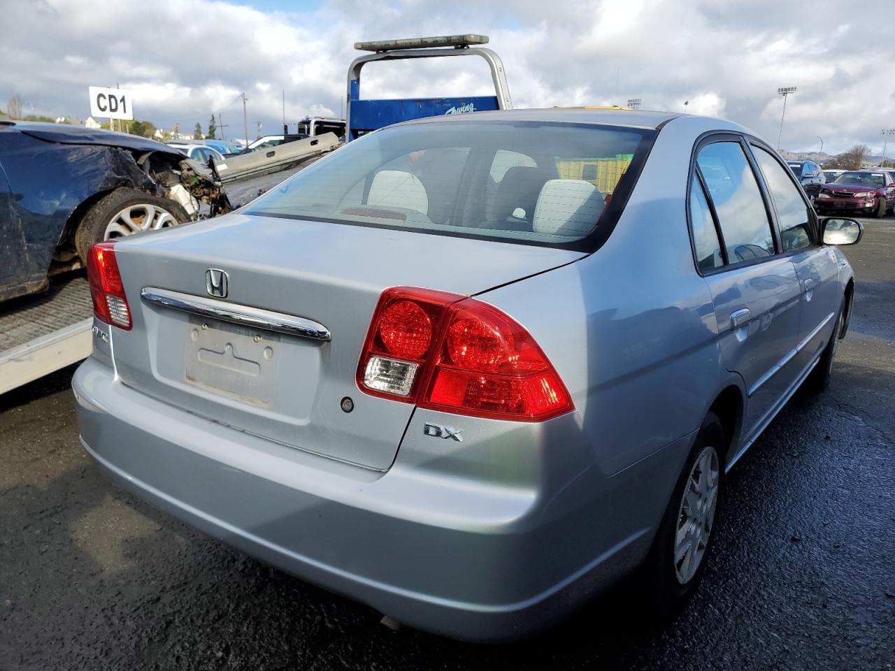 Image 3 of 2003 HONDA CIVIC LX 2003 with VIN 1HGES165X3L029289