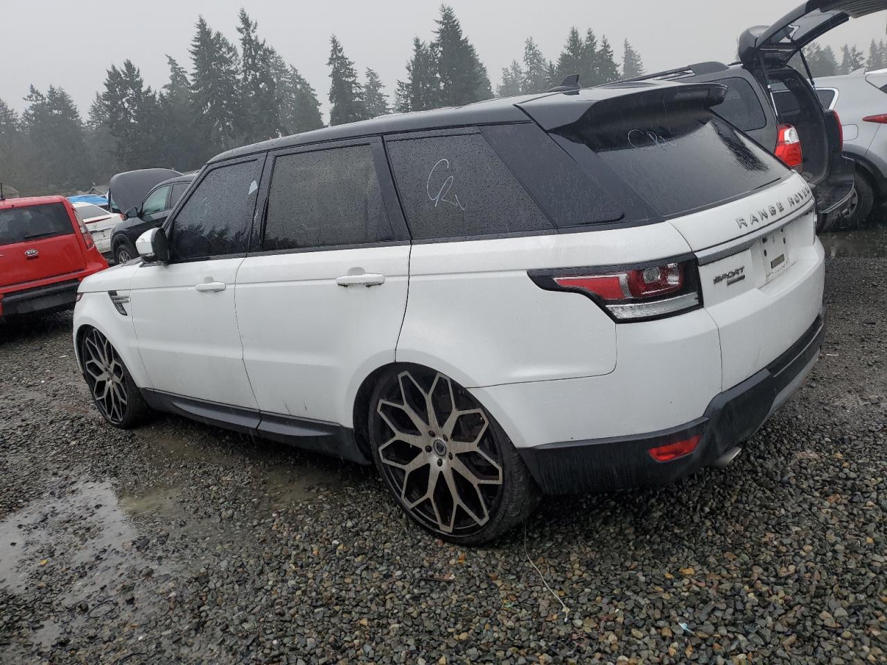 Image 2 of 2016 LAND ROVER RANGE ROVER SPORT HSE 2016 with VIN SALWR2VF7GA560359