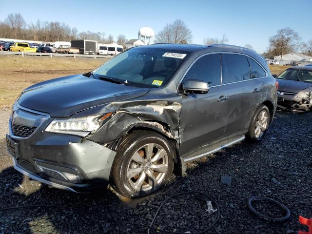 Image 1 of 2014 ACURA MDX ADVANCE 2014 with VIN 5FRYD4H85EB015044