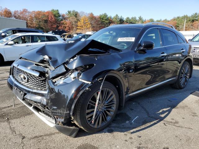 Image 1 of 2017 INFINITI QX70  2017 with VIN JN8CS1MW0HM410401
