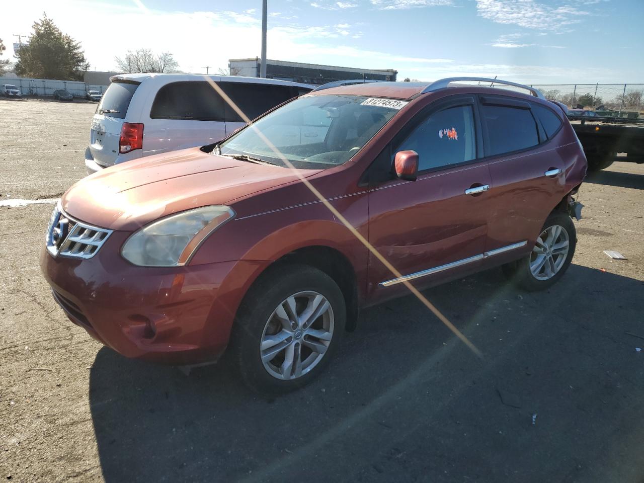 Изображение 1 2013 NISSAN ROGUE S 2013 с VIN JN8AS5MV8DW111937