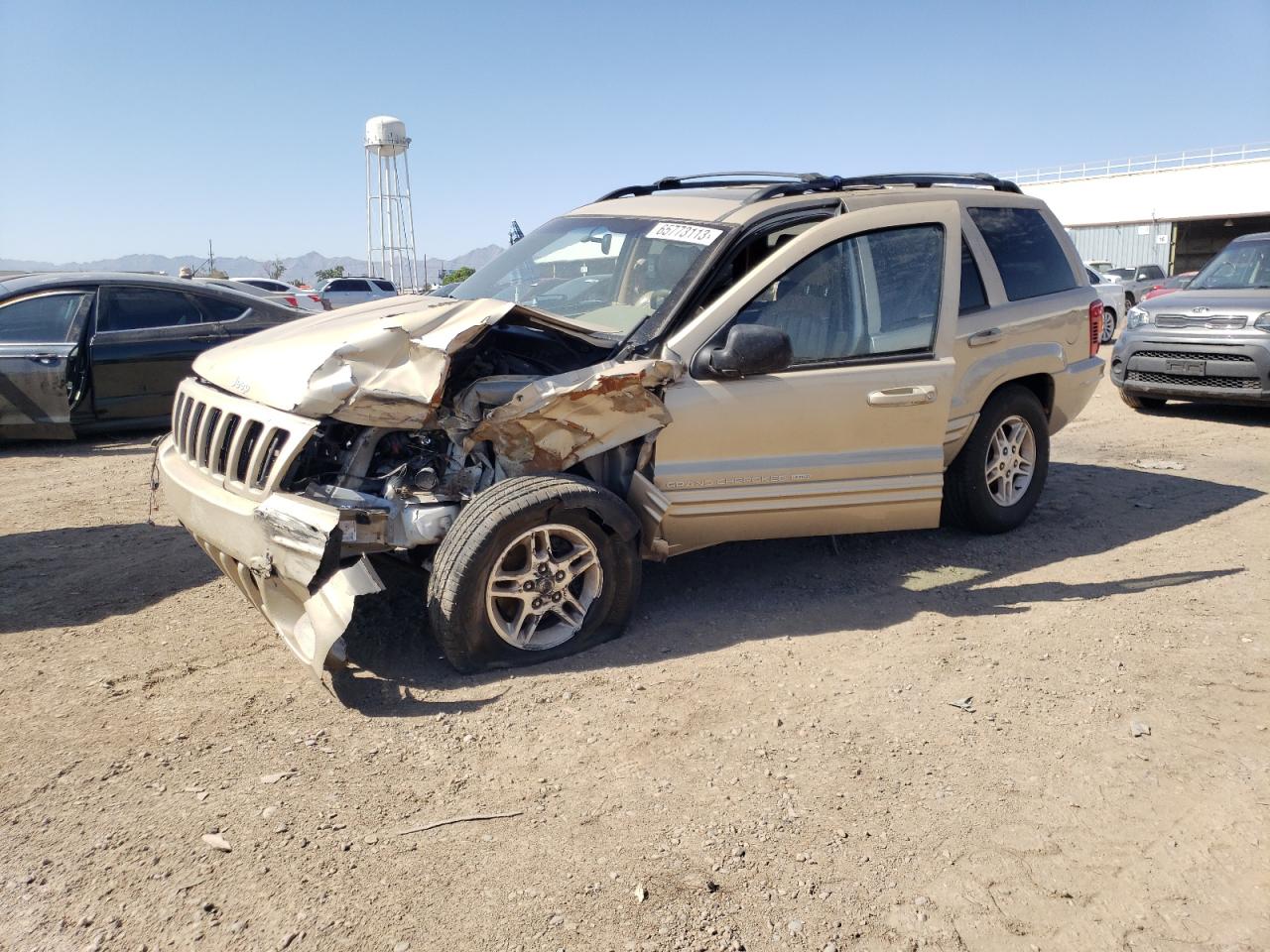Image 1 of 1999 JEEP GRAND CHEROKEE LIMITED 1999 with VIN 1J4GW68N2XC654467