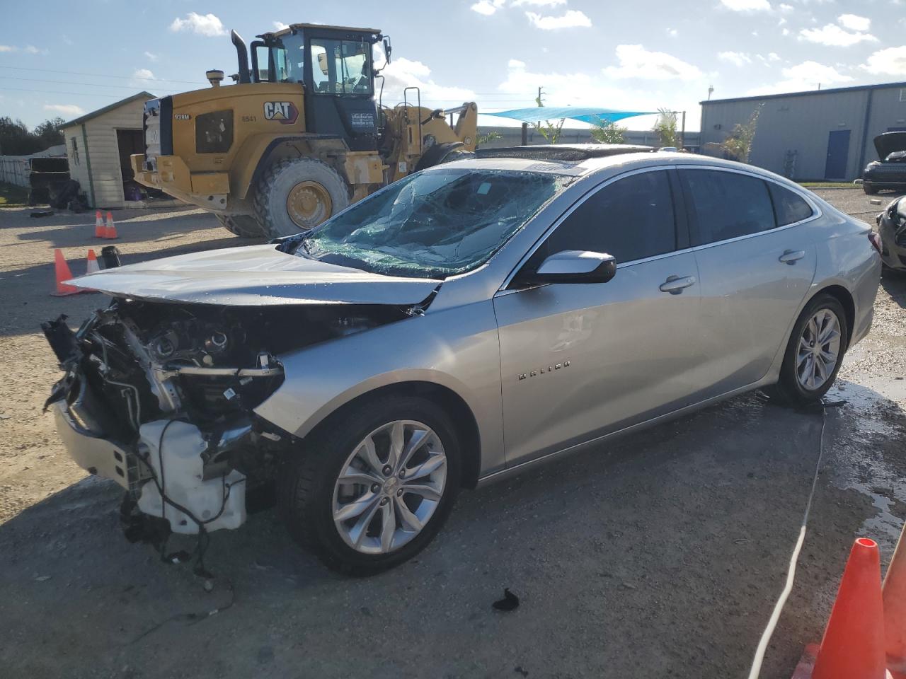 Image 1 of 2021 CHEVROLET MALIBU LT 2021 with VIN 1G1ZD5ST3MF070877