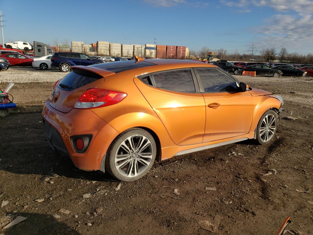 Obraz 3 z 2016 HYUNDAI VELOSTER TURBO 2016 z VIN KMHTC6AE3GU297197