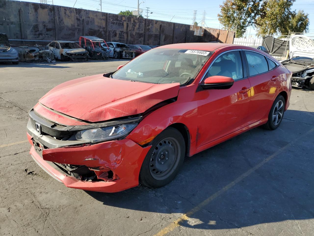 Изображение 1 2020 HONDA CIVIC LX 2020 с VIN 2HGFC2F60LH546906