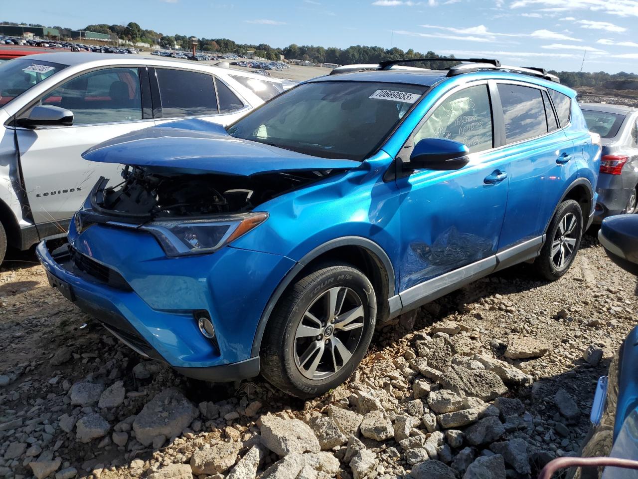 Image 1 of 2017 TOYOTA RAV4 XLE 2017 with VIN JTMRFREVXHJ112261