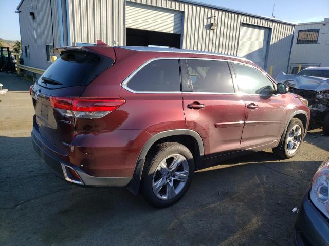 Image 3 of 2018 TOYOTA HIGHLANDER HYBRID LIMITED 2018 with VIN 5TDDGRFH6JS045232