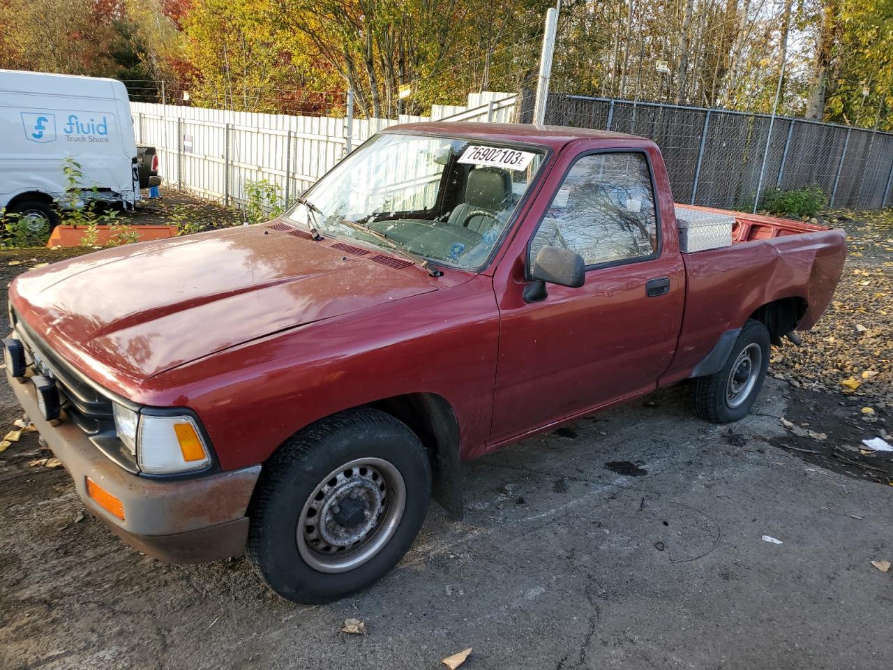 Image 1 of 1991 TOYOTA PICKUP 1/2 TON SHORT WHEELBASE 1991 with VIN JT4RN81AXM5096548