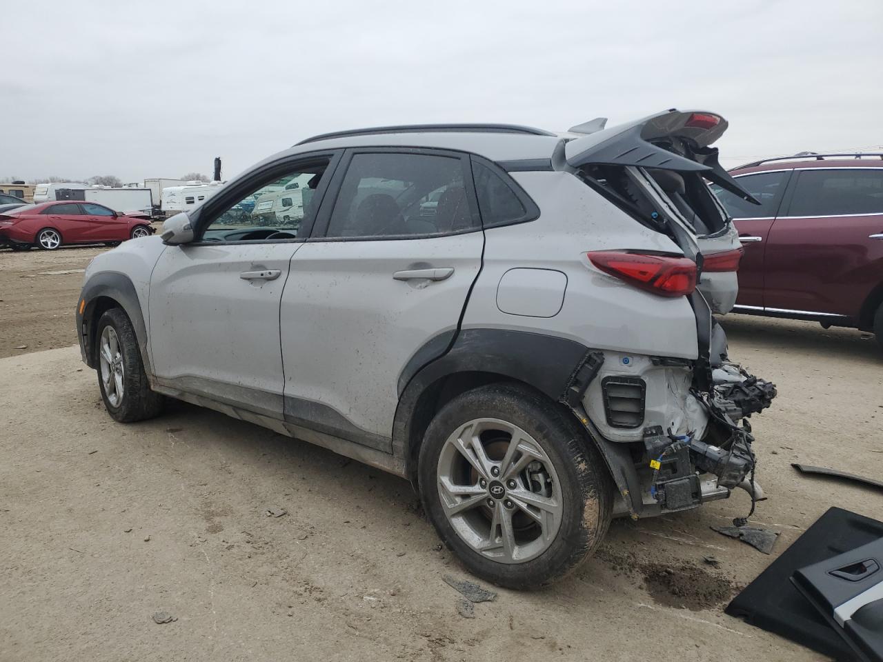 Image 2 of 2023 HYUNDAI KONA SEL 2023 with VIN KM8K6CAB5PU976458