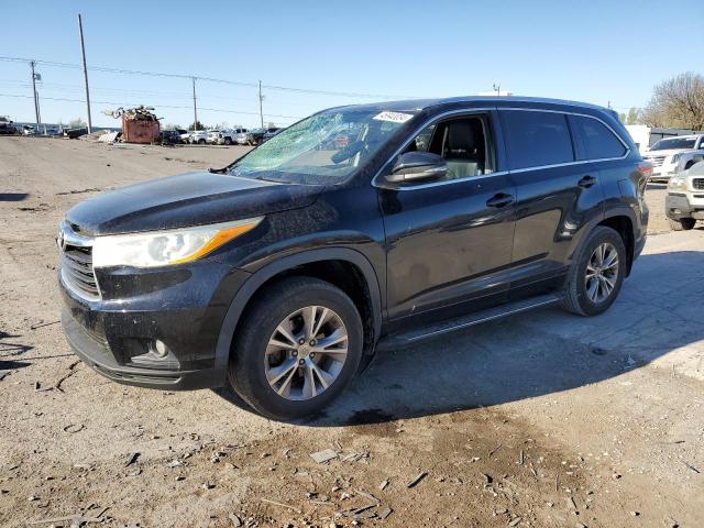 Image 1 of 2014 TOYOTA HIGHLANDER XLE 2014 with VIN 5TDKKRFH5ES034525