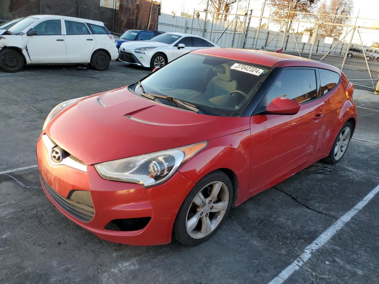 Image 1 of 2012 HYUNDAI VELOSTER  2012 with VIN KMHTC6AD6CU066229