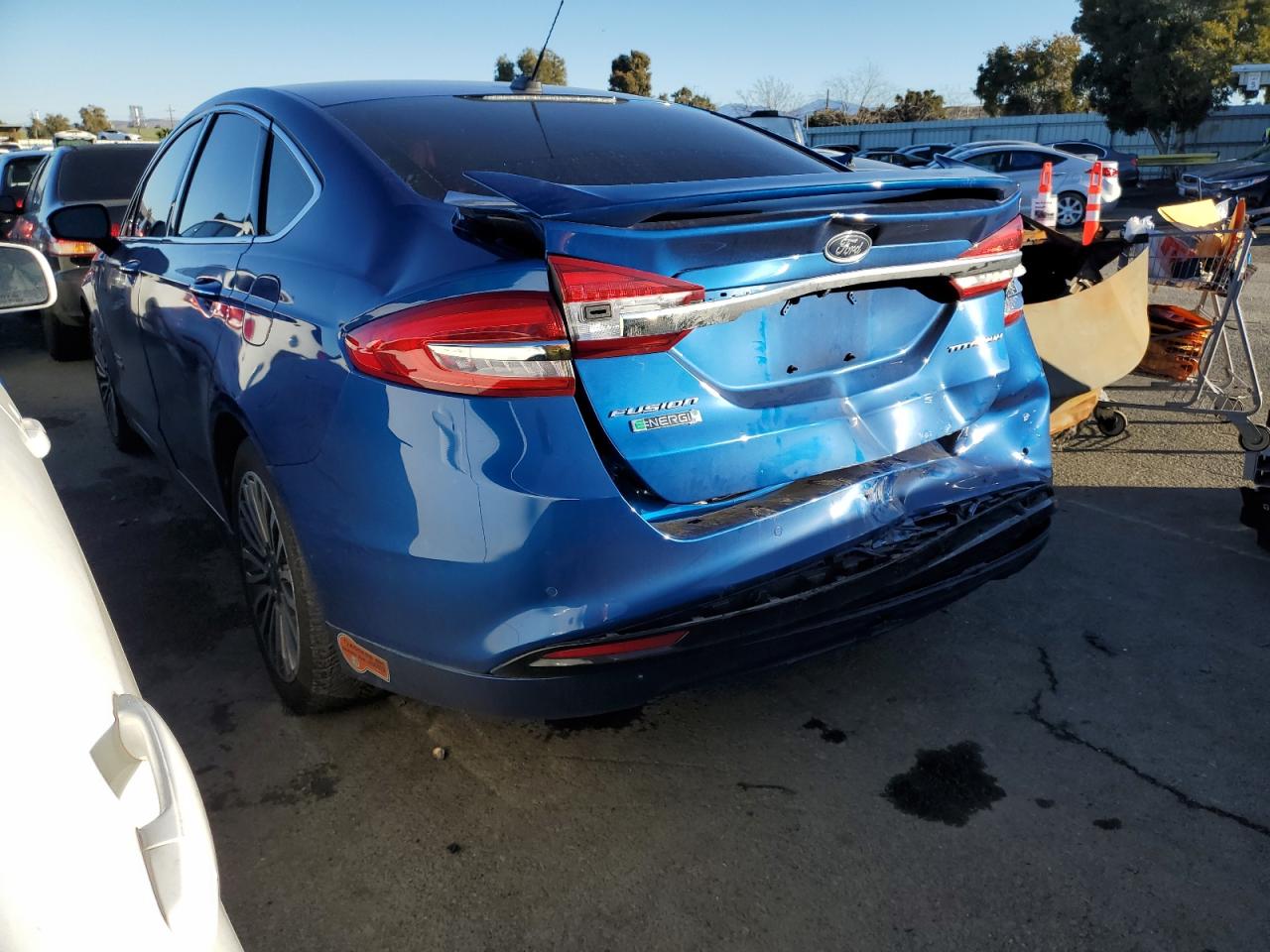 Image 2 of 2017 FORD FUSION TITANIUM PHEV 2017 with VIN 3FA6P0SU2HR312828