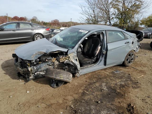 Image 1 of 2023 HYUNDAI ELANTRA SEL 2023 with VIN KMHLM4AG9PU443475