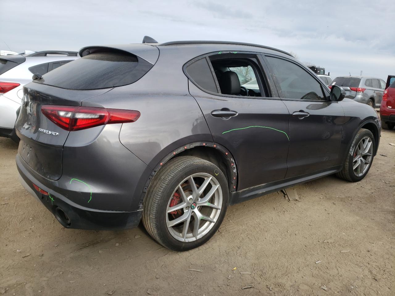 Image 3 of 2018 ALFA ROMEO STELVIO SPORT 2018 with VIN ZASFAKPN6J7C04001