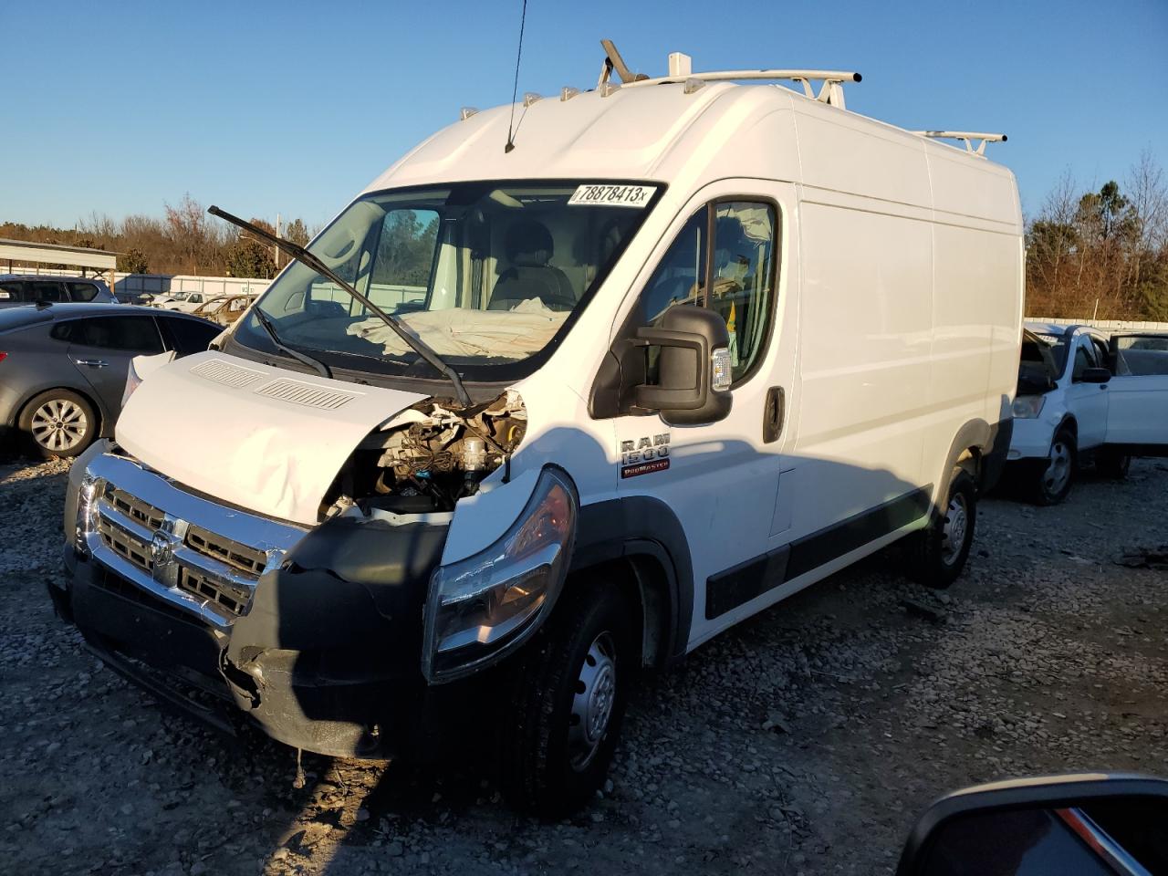 Image 1 of 2018 RAM PROMASTER 1500 1500 HIGH 2018 with VIN 3C6TRVBG7JE149550
