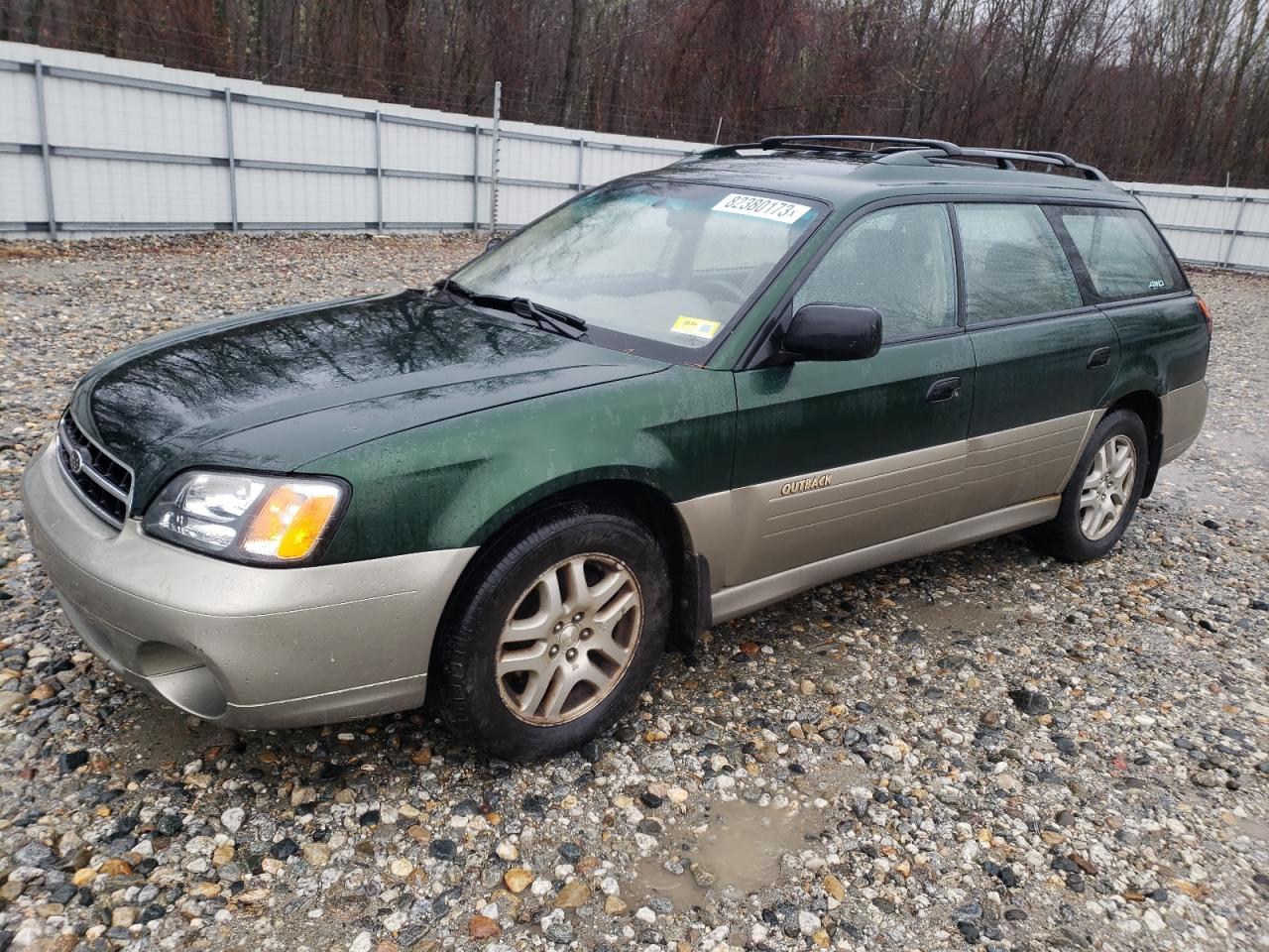 Image 1 of 2002 SUBARU LEGACY OUTBACK 2002 with VIN 4S3BH665127634452
