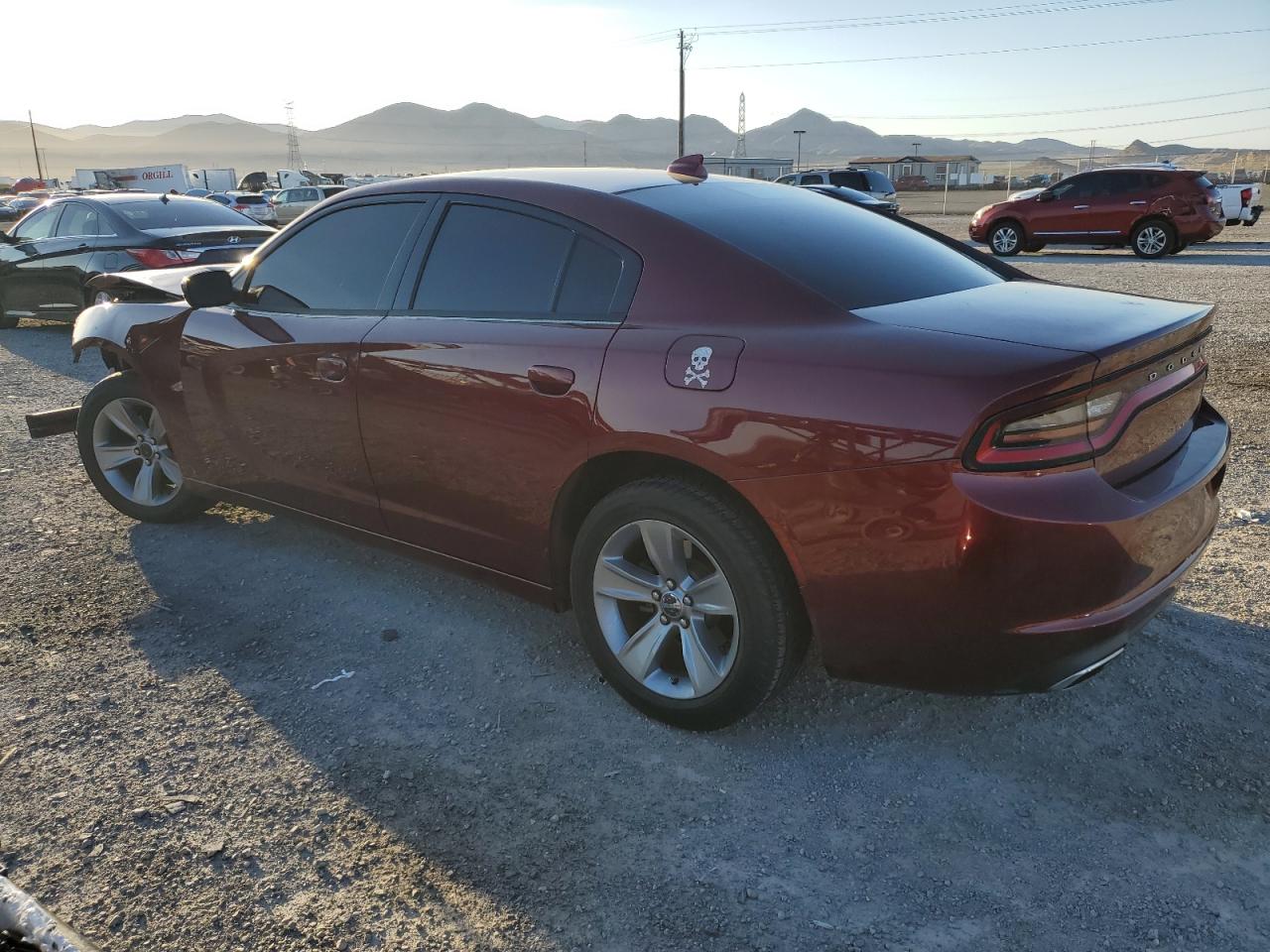 Image 2 of 2017 DODGE CHARGER SXT 2017 with VIN 2C3CDXHG9HH563152